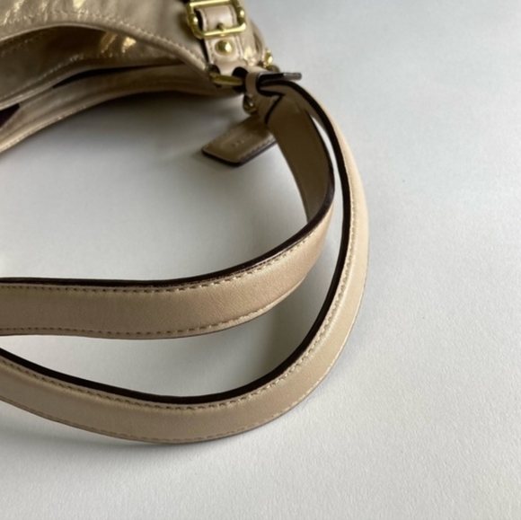 Coach Metallic Gold Shoulder Bag - Picture 6 of 11